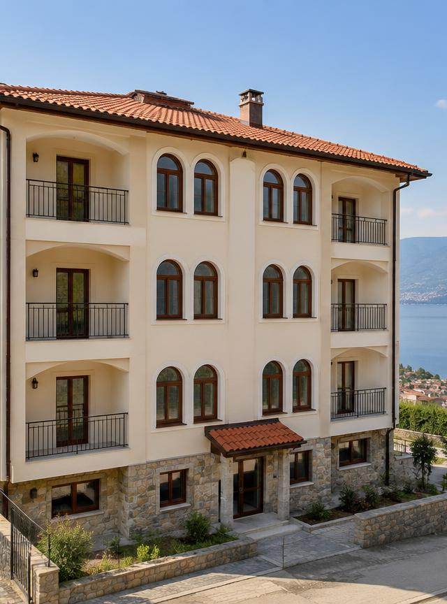Apartament me tarracë dhe pamje, Ohër